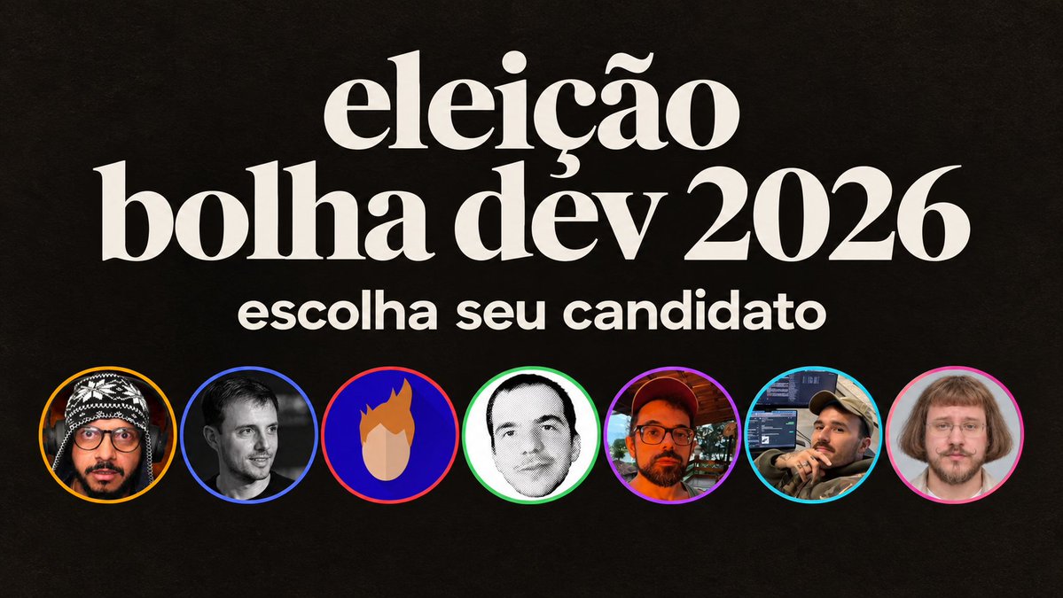 gabrielbuzziv's tweet photo. eu declaro aberta as eleições da bolha dev 🚨

quem é seu candidato, quem vai vencer essa?

https://t.co/Qh4ru4Jma0 https://t.co/C6LxwK2hx5