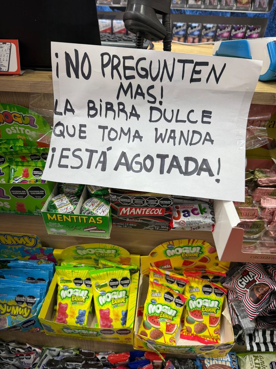 porqueTTarg's tweet photo. "Insólito"

Porque ya no se consigue la nueva lata de Brahma luego que Wanda Nara se mostrara tomando esa cerveza dulce. https://t.co/DqGQYsWAvI