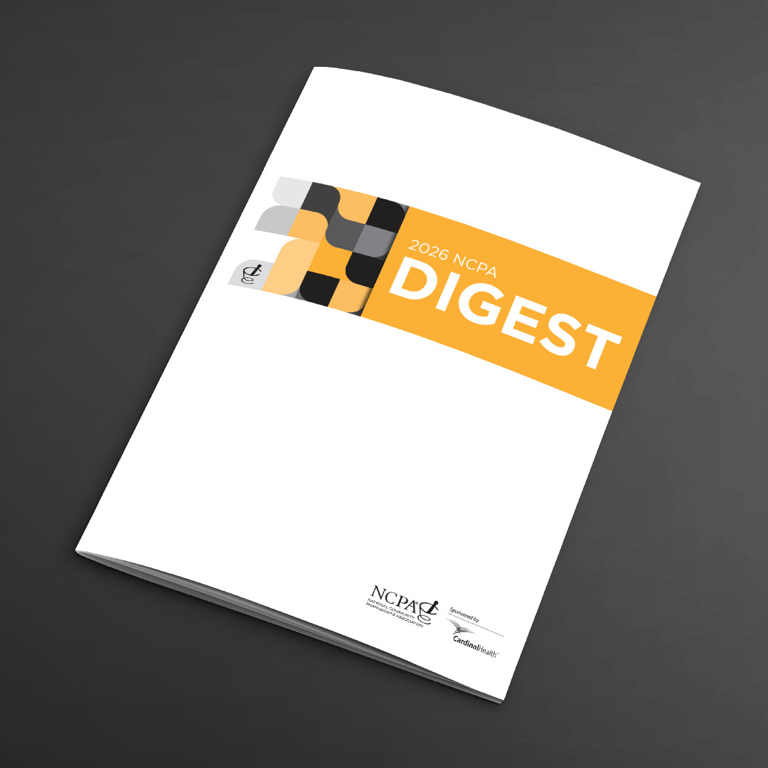 Commpharmacy's tweet photo. The 2026 NCPA Digest, sponsored by Cardinal Health, has been released as part of #NCPA2026! This report helps us highlight what independent pharmacy teams share, the services they provide, what they need to survive, and their central role in their communities. "As the Digest shows, they’re increasingly integral to the infrastructure of American health care," says NCPA CEO Douglas Hoey. "The stronger independent community and long-term care pharmacies are, the stronger our health care system and population will be."

▶️ Learn more: https://t.co/VkqaAXrt9K