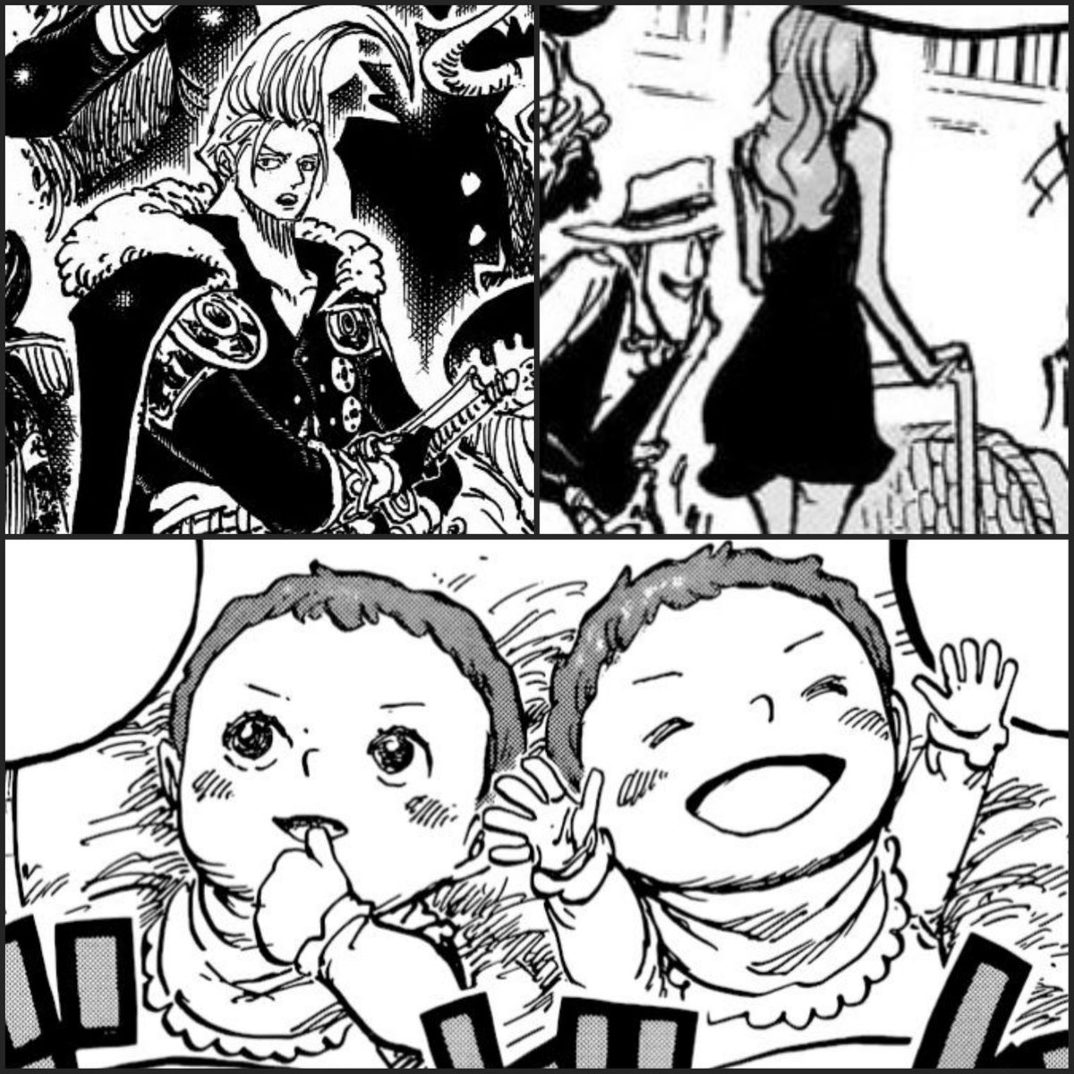 Op_MagnoliaX's tweet photo. Magnolia naming the twins makes this even sweeter. 🤍

Shamrock’s name connects him to her through flowers. 🪷☘️
Meanwhile, Shanks’ name connects him to Garling through weapons. ⚔️

Their names feel like little pieces of both parents. 🥹

Garling really did not deserve her. https://t.co/AYoAv7yLRj