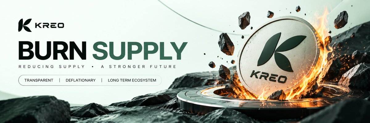 Kreorh's tweet photo. 🔥 KREO 100% BUYBACK BURN COMPLETED

Another commitment has been completed.

100% of the $KREO accumulated through the Dev Wallet buyback has now been permanently burned.

Every token acquired through this buyback has been removed from circulation.

No redistribution.
No transfer back to the team.
No tokens retained.

BUYBACK → BURN → 100% REMOVED

This is part of KREO's commitment to maintaining a transparent and responsible ecosystem while continuing to build the platform around one simple vision:

Turn Ideas Into Coins.

The burn is complete.
The building continues.

Tx https://t.co/xTWhVIs527

$KREO
https://t.co/3BimXUK0jU 🔥
