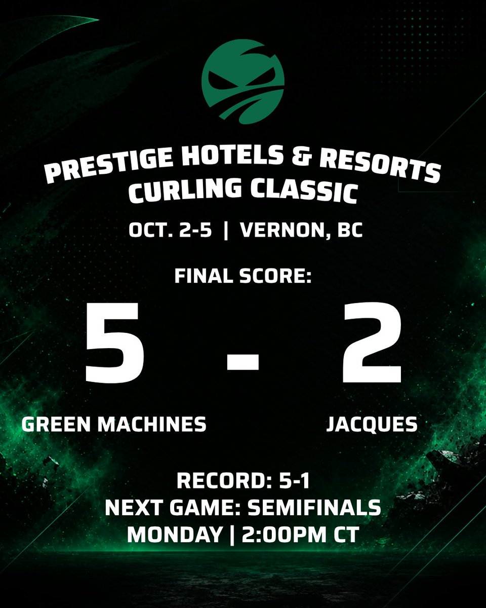 _greenmachines's tweet photo. SEMIFINAL BOUND. ❎💪🏼

#GreenMachines https://t.co/ARZ97qsnJk