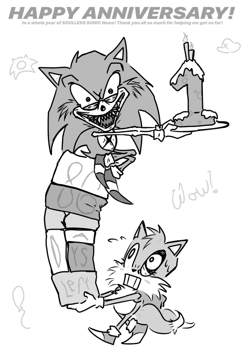 SoulSonicNews's tweet photo. Well, it’s been a whole year of SoullessSonic News already! 
Thank you all aaannnnddd don’t forget there’s 86 days until the Homecoming Premiere! https://t.co/hJ2IERbyGZ