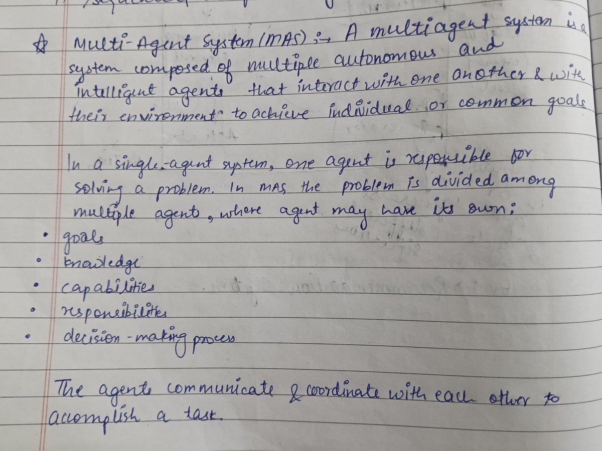 Akshita10009's tweet photo. Learnt a few things about Multi-Agent Systems and got to know about an interesting concept — Ant-Inspired Digital Pheromones 🐜
The idea of using swarm behaviour and pheromone-inspired communication between agents is actually pretty fascinating.#AI #MultiAgentSystems #Artificial https://t.co/kc93X5eRUR