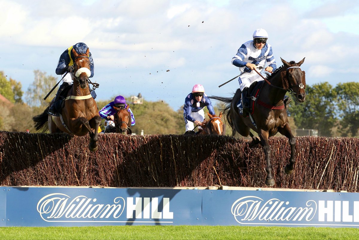 weatherbysltd's tweet photo. .@Adamkwedge got a fantastic tune out of Melton Mossy who ran on well to take the Jodie Standing’s Point-to-Point Recruits Handicap Chase @stratfordraces this afternoon.

Great job by Adam and well done also to @CathWillsRacing and many congratulations to the winning owners Vale Racing who as well as the trophy picked up some copies of @jode2k75’s new book!

Thanks again to Steve Davies for the excellent 📸
