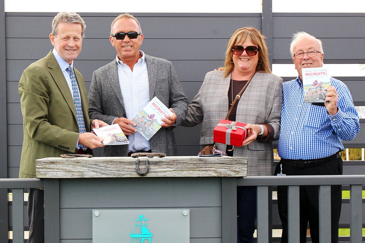 weatherbysltd's tweet photo. .@Adamkwedge got a fantastic tune out of Melton Mossy who ran on well to take the Jodie Standing’s Point-to-Point Recruits Handicap Chase @stratfordraces this afternoon.

Great job by Adam and well done also to @CathWillsRacing and many congratulations to the winning owners Vale Racing who as well as the trophy picked up some copies of @jode2k75’s new book!

Thanks again to Steve Davies for the excellent 📸