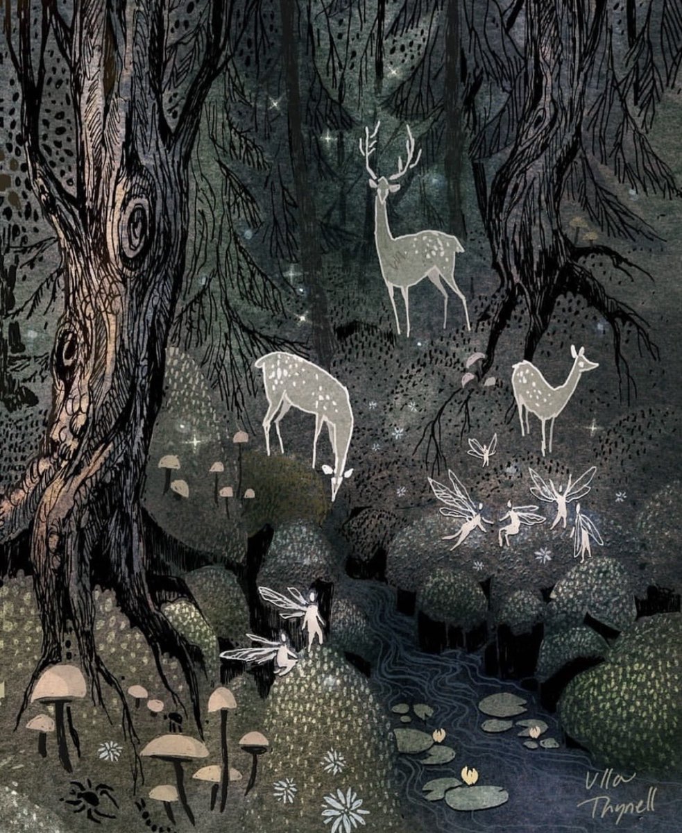 TitaniasRealm's tweet photo. Have a magical night ✨

🎨 Ulla Thynell https://t.co/GFlwfbFN3U