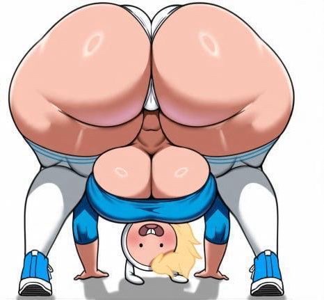 AssventureTime's tweet photo. 🗡️: Oh hey dude! How���s it going just umm. . Doing some stretching and such! https://t.co/VulsyM86c0