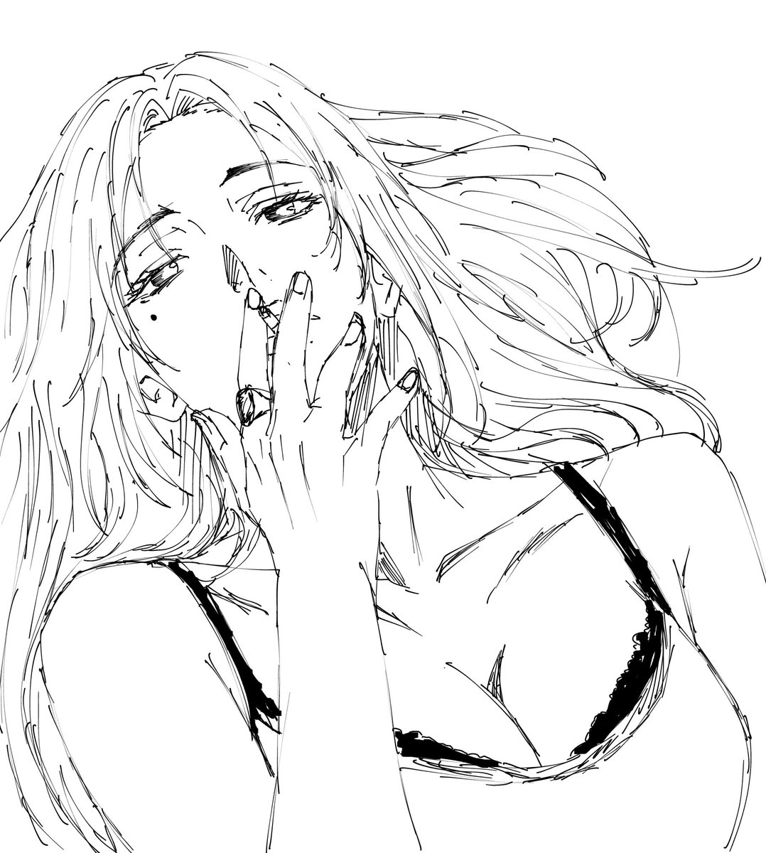 moonlitmegumi's tweet photo. Shoko sketch https://t.co/w9JIIsWJru