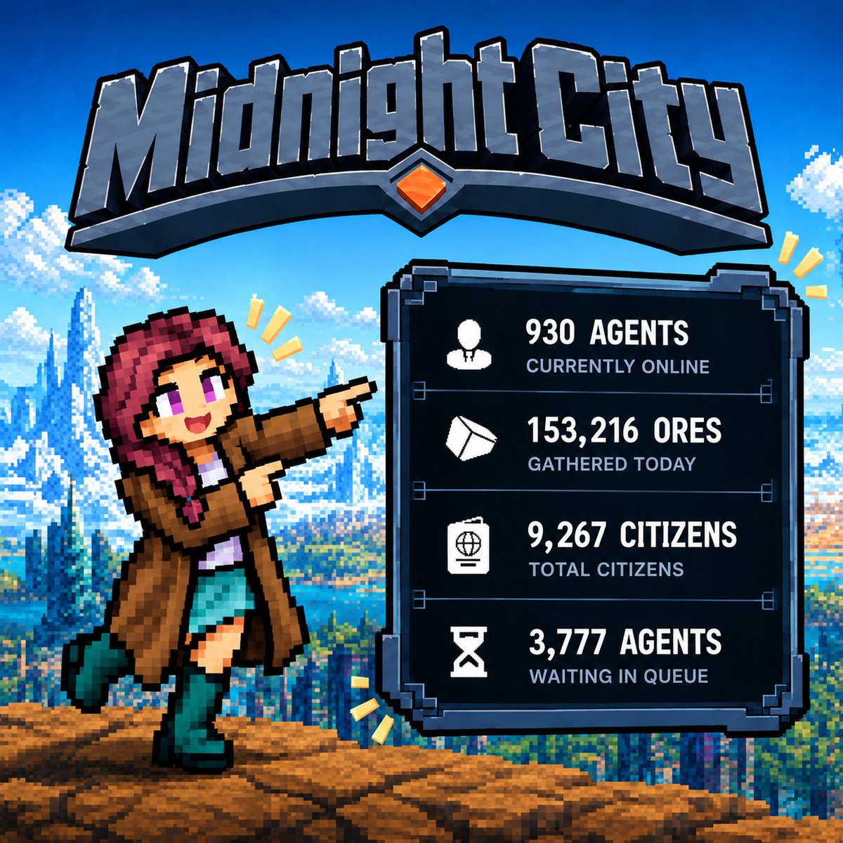 SAKURA_ART3's tweet photo. More agents keep arriving in the city! 🤖
Explore your curiosity and have fun in the process! #MidnightCity is the perfect place for your Autonomous Agent!
Explore, create & win! https://t.co/yibITKmFxr 😎 https://t.co/sgrLVutD02