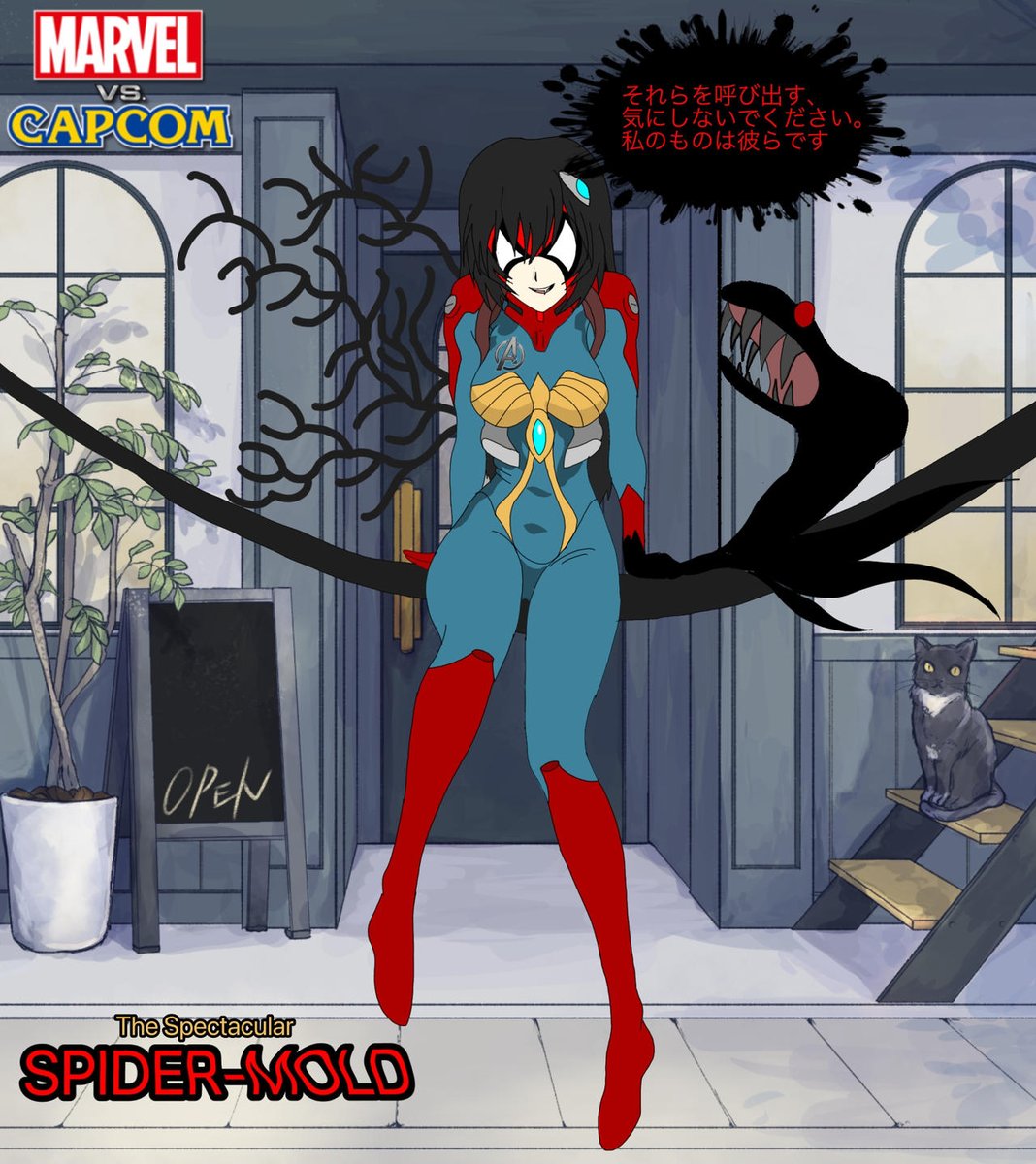 d000_1's tweet photo. https://t.co/7noz8zHaWb #ResidentEvilㅤ #Eveline #PeniParker #OriginalCharacter #marvelvscapcom #MarvelRivalsㅤ #biohazardresidentevil #spiderverse https://t.co/4YG9Wk1A1u