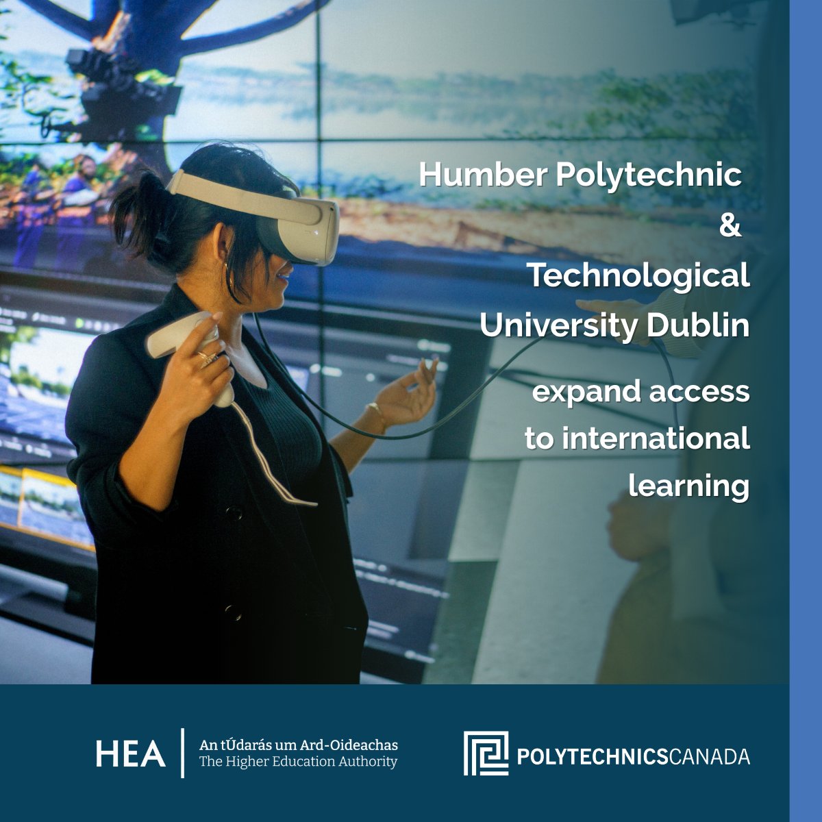 PolyCan's tweet photo. What does “expanding access to international learning” look like in practice?

It looks like an international partnership between @HumberPoly and @WeAreTUDublin , wherein students in Humber’s UX Design program and TU Dublin’s Fashion & Retail Business program participated in a collaborative hackathon.

By working with peers from another country, students exchanged perspectives, tackled shared challenges and developed intercultural skills.

Discover more in our report, 𝘐𝘯𝘴𝘪𝘨𝘩𝘵𝘴 𝘧𝘳𝘰𝘮 𝘊𝘢𝘯𝘢𝘥𝘢-𝘐𝘳𝘦𝘭𝘢𝘯𝘥 𝘊𝘰𝘭𝘭𝘢𝘣𝘰𝘳𝘢𝘵𝘪𝘷𝘦 𝘗𝘳𝘰𝘫𝘦𝘤𝘵𝘴: https://t.co/Wt8kwLD5zQ