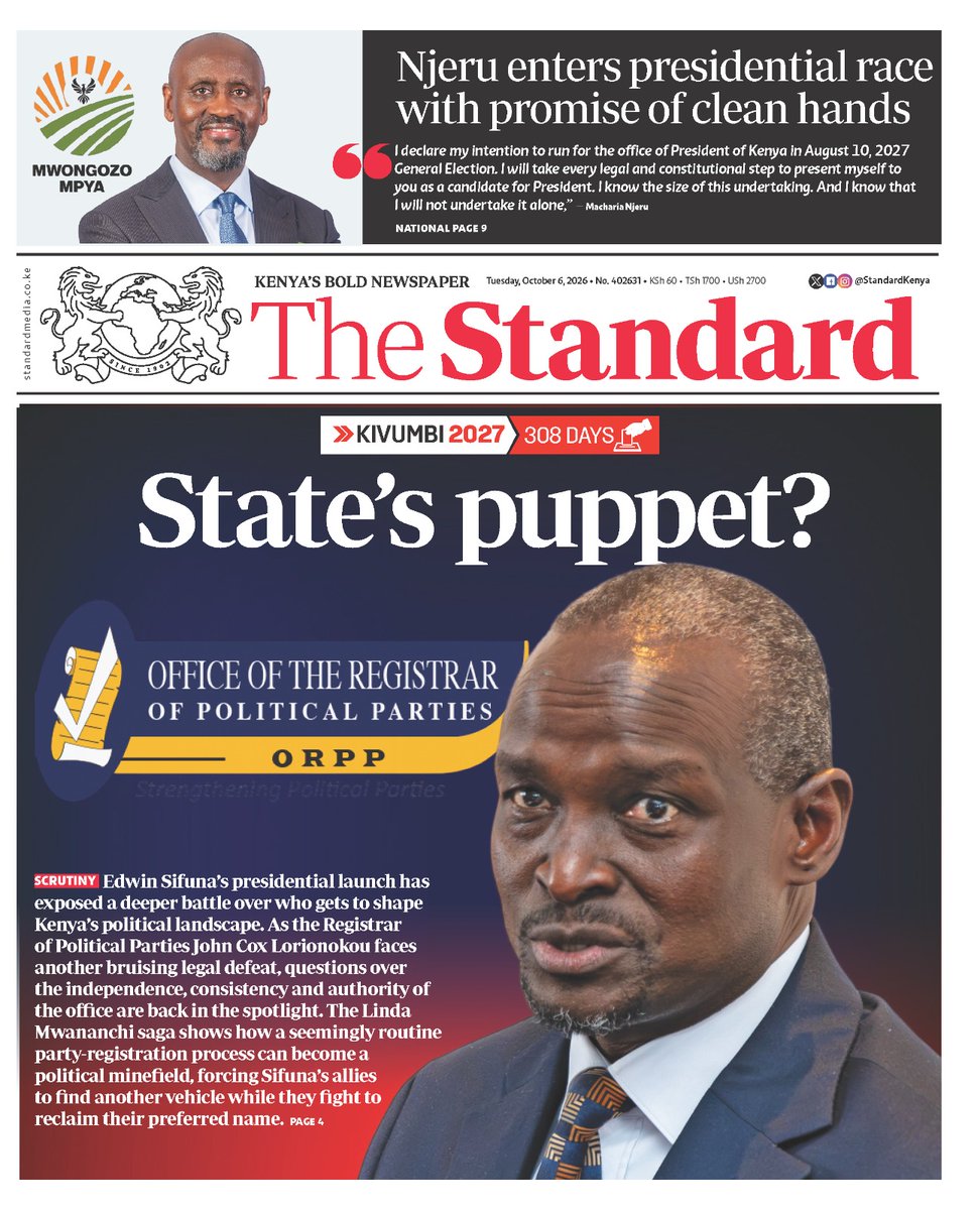 StandardKenya tweet picture