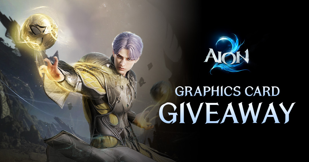 AION2Official's tweet photo. To celebrate Commercial Launch, AION 2 is a hosting a Graphics Card Giveaway for an NVIDIA® GeForce RTX™ 5080.

- Follow @AION2Official
- Like and share this post
- Tag 3 friends below

🪽To enter, visit the full giveaway page!
🪽https://t.co/zC5eDyBzbj

#AION2 #AION2Global #MMORPG