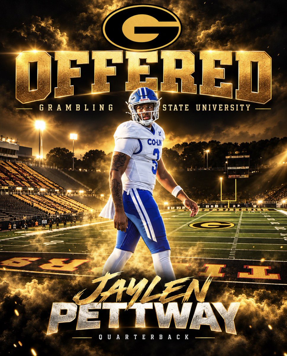 JaylenPettway's tweet photo. The next chapter is EARNED. 🐯🔥
The work continues. 🎯

Jaylen Pettway | QB

#AGTG #Grambling #JUCOProduct #QB1 #Footballislife #GramFam #GoTigers #FootballRecruiting @GSUFootball01 https://t.co/YaiGkAWzLQ