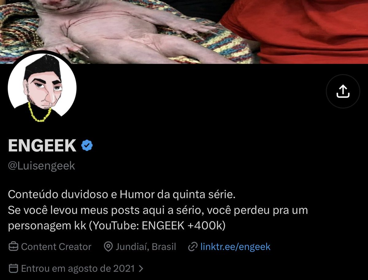 barlatti's tweet photo. Absolutamente NADA do que o tal Renato Impera fez e faz nesta rede foi de forma solitária.

O longa manus dele, seu assistente nas perseguições, queimas de reputação, falsas acusações de n4z!sm0 e até na exposição de menores e idosos, tem nome e sobrenome: Luís Enrique, vulgo Engeek.