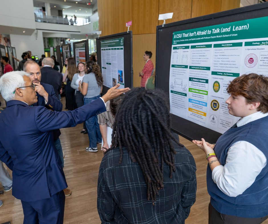 CLE_State's tweet photo. Research isn’t just for graduate students.

At Cleveland State, undergraduate students have opportunities to dive into research, explore their interests and gain hands-on experience.

Learn more about the Undergraduate Research Award Program at https://t.co/XLaTJ3ba28 https://t.co/inqIAtnHZu