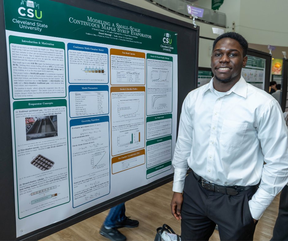 CLE_State's tweet photo. Research isn’t just for graduate students.

At Cleveland State, undergraduate students have opportunities to dive into research, explore their interests and gain hands-on experience.

Learn more about the Undergraduate Research Award Program at https://t.co/XLaTJ3ba28 https://t.co/inqIAtnHZu