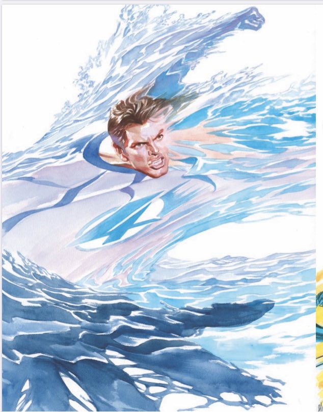 Cryptttid's tweet photo. I’m so obsessed with this art of Reed Alex Ross did omg https://t.co/RkvmufUGRE