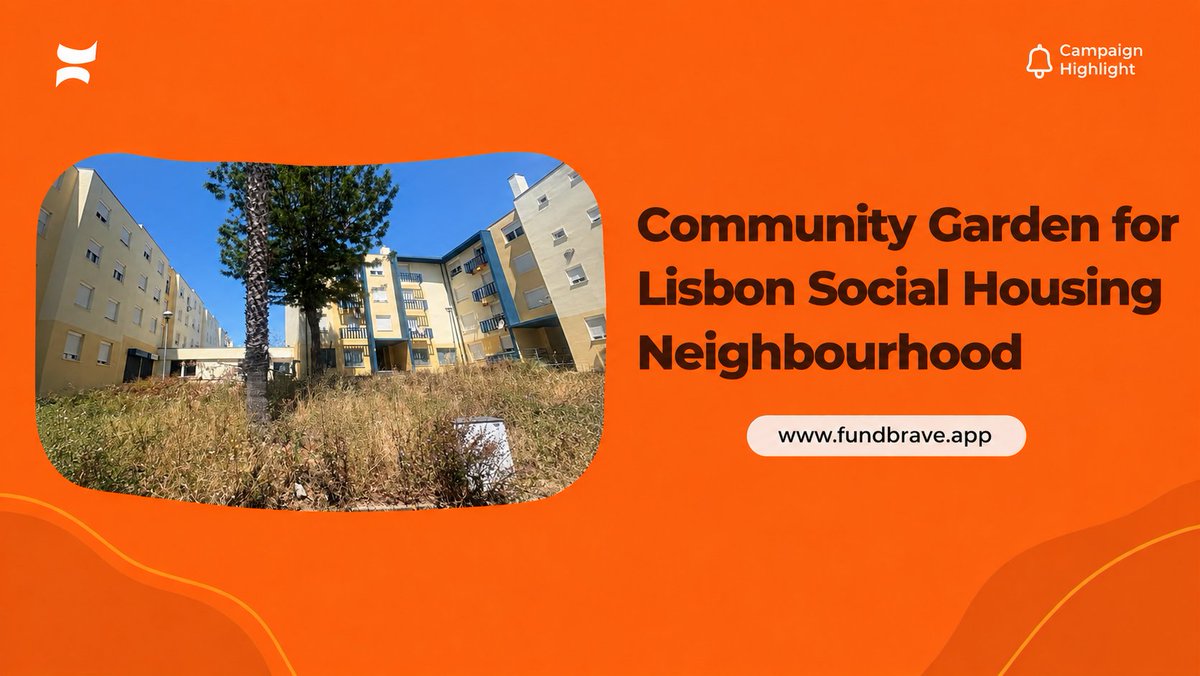 FundBrave's tweet photo. Quinta do Mocho is a neighbourhood just outside Lisbon with a vibrant African community.

There’s music, food, art, sport and plenty of talent. But like many communities, there are also economic challenges and limited opportunities for young people.

Now, residents are creating something of their own: a community garden...👇