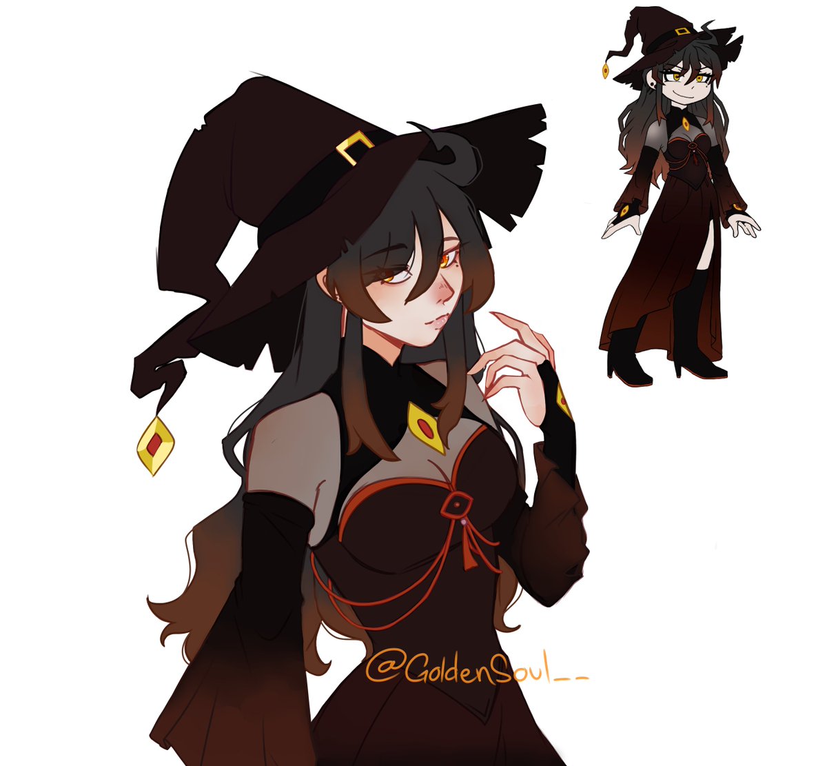GoldenSoul__'s tweet photo. omg I haven't posted it so long 

but hiiiii, i really wanted to draw herrr 
#FreakshowRP #FreakshowMCRP #Rexiipher https://t.co/K57iXQD76Z