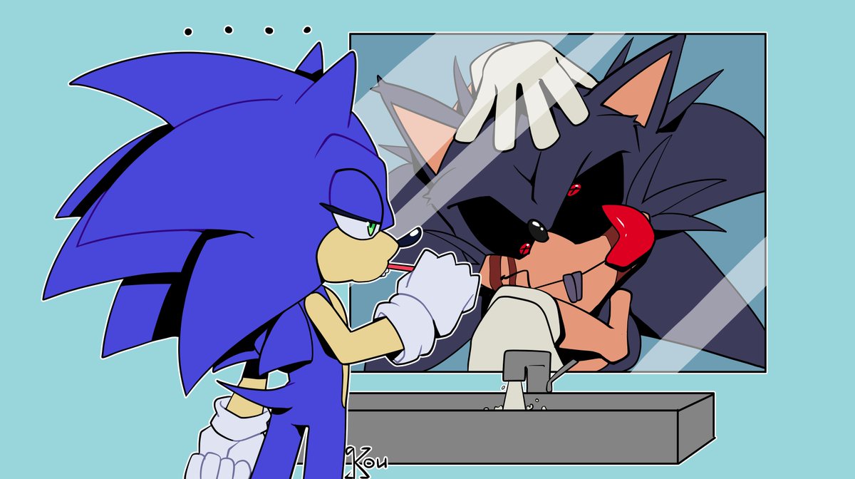 koudokutentacle's tweet photo. Day 6. Reflection
#sonictober2026
X is just pranker. But Sonic not impressed https://t.co/8m8cFIHFKm