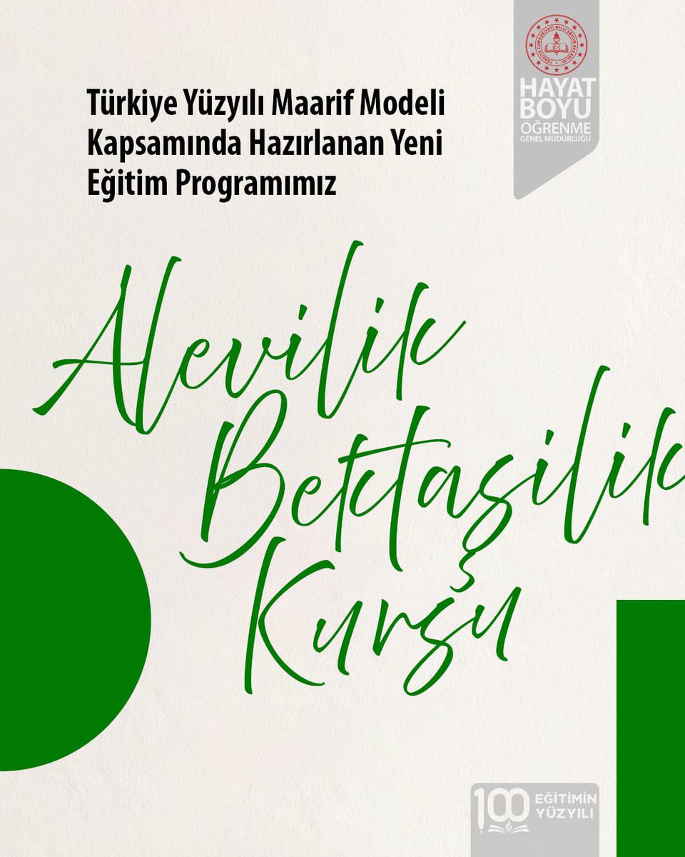 Babaishakk's tweet photo. Milli Eğitim Bakanlığı Hayat Boyu Öğrenme Genel Müdürlüğü, kapsamında Alevi-Bektaşi kültürü, inancı ve değerlerine yönelik 12 modüllük yeni bir eğitim programı hazırladı. Program, halk eğitimi merkezleri aracılığıyla tüm yurtta uygulanacak. 13 yaş üzeri için 8, 7-13 yaş arası çocuklar için 4 modülden oluşan programda; temel esaslar, yol-erkân, tarih, edebiyat, müzik, semah, ocaklar ve dergâhlar, hak âşıkları ve ulu ozanlar gibi konular ele alınıyor. Bu çalışma için Milli Eğitim Bakanı Sayın Yusuf Tekin'e ve Müşaviri Sayın Erdal Özyol'a teşekkür ederiz.