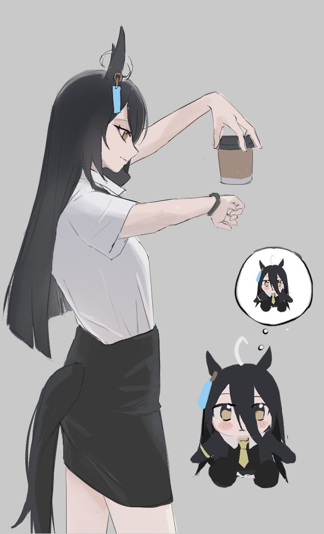 LatteRatar's tweet photo. DAY 83   Manhattan  Cafe ?
#ウマ娘 #umamusume #マンハッタンカフェ https://t.co/rAHkQXTAC5