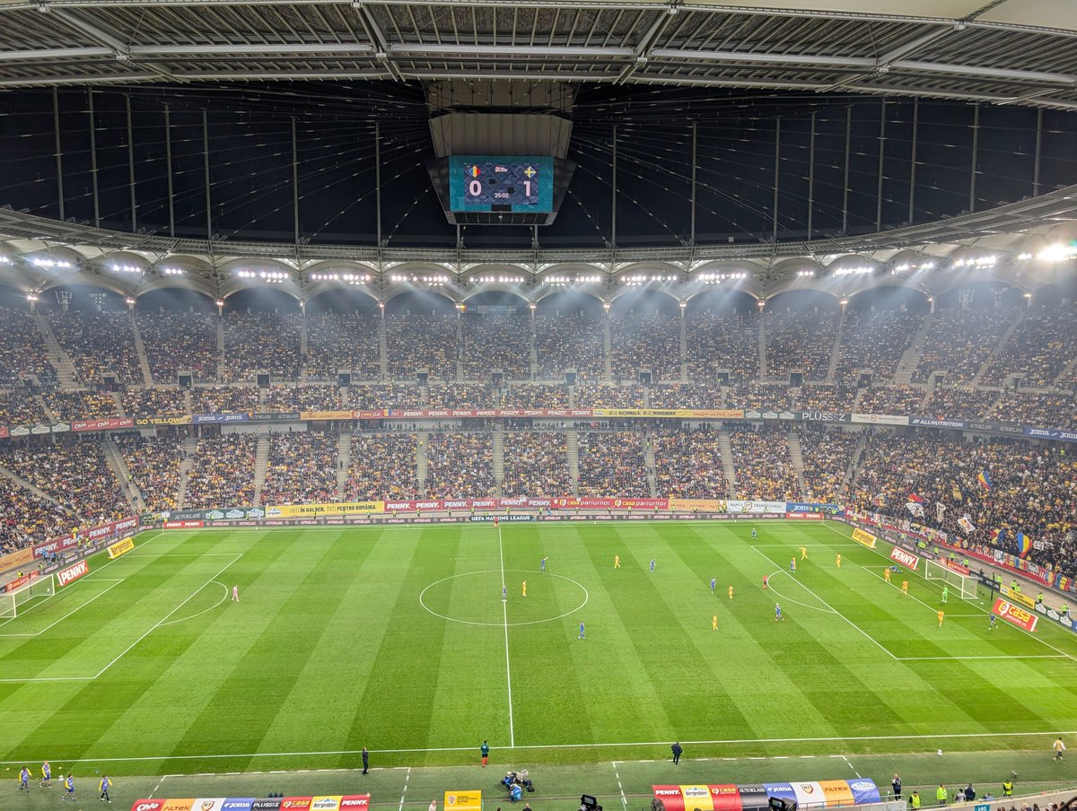 ar1essss_'s tweet photo. Evening in Bucharest at Arena National

Romania vs Sweden, 05.10.2026 https://t.co/3B3gGHuRXn