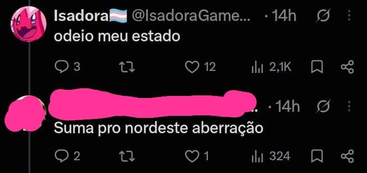 IsadoraGameOver's tweet photo. E depois insistem que é "só opinião diferente" né, esses são só alguns dos comentários que recebi hoje.

Mas que continuem, tô podendo filtrar bastante quem eu quero que esteja na minha comunidade. https://t.co/NlSqJJT012