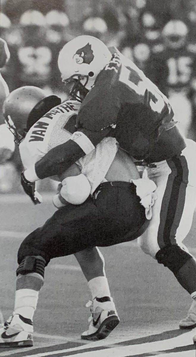 HighPrairieFarm's tweet photo. OTD Oct. 23, 1993. More of Everything. Before standing room only crowd of 37,214 at (old) Cardinal Stadium, #20 Louisville shuts out Navy 28-0. Cards now sport 7-1 record w/trips to Knoxville (#7 Tennessee) &amp; College Station (#11 Texas A&amp;M) up next. https://t.co/SHSOWjBosU
