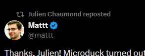 Co-Founder of hugging face just retweeted this program thats lets you turn any Microduck, Reachy mini into a desktop companion

Its named Pollen Pet and has a public github