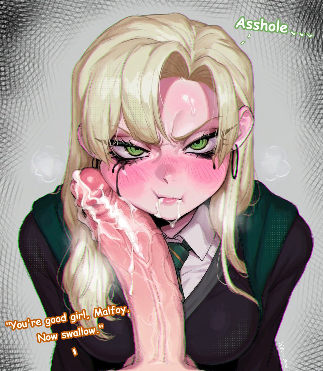 ConstProb's tweet photo. 🤓⚡️x 👱‍♀️🐍

#Malfoid #HarryPotter #nsfw https://t.co/ur4ZleMjnQ