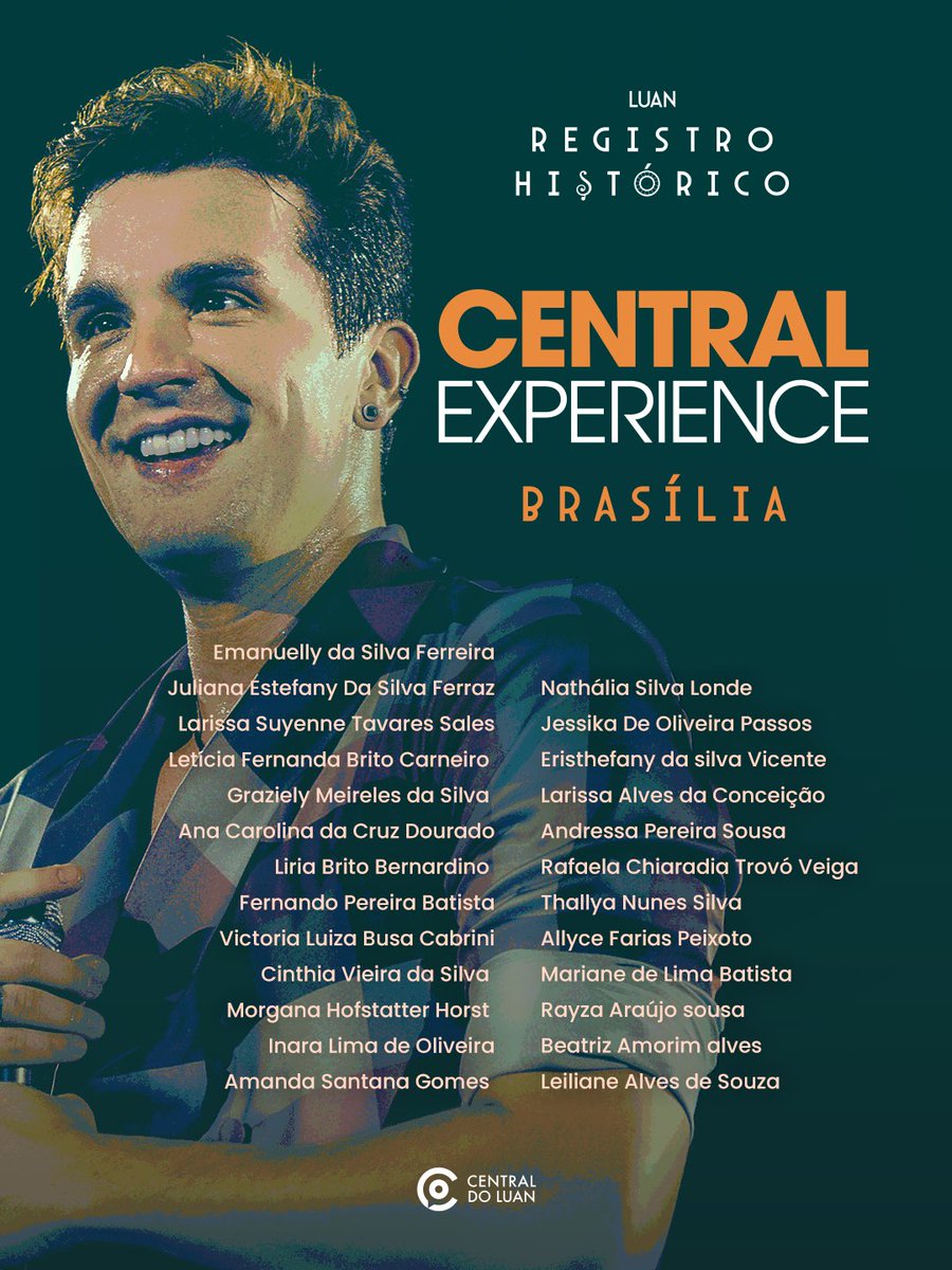 centraldoluan's tweet photo. RESULTADO CENTRAL EXPERIENCE | REGISTRO HISTÓRICO

Parabéns, pessoal! Vocês foram os sortudos selecionados para viver uma experiência única no @registrohistorico em Brasília. 💚

O contato será realizado entre hoje e amanhã via e-mail. https://t.co/DgpAOreK2T