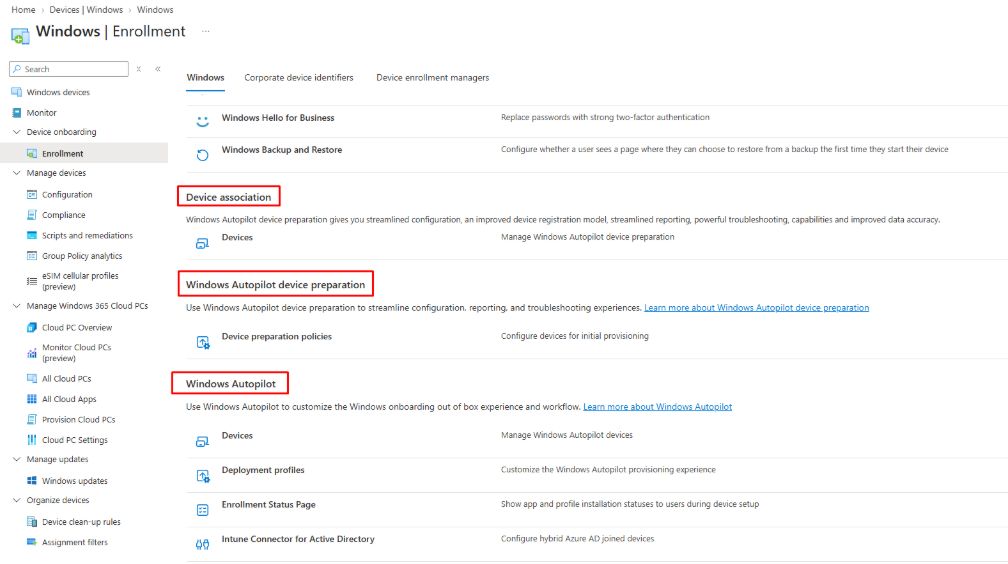 scdudes's tweet photo. Two methods for #MSIntune onboarding!

Device Preparation: Entra Join, Windows 11 = simpler. 

Traditional Autopilot: The only Hybrid Join path.

Device Association (Aug 2026) binds device to tenant with TPM before enrollment. It's not a 3rd method.

https://t.co/bfBGjV9Yz1 https://t.co/eULyR07Gwe