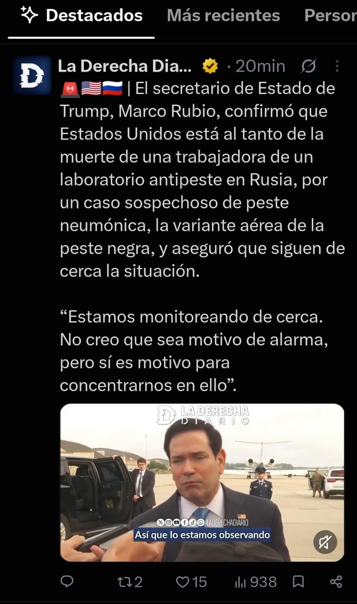 XALEXSAM's tweet photo. #URGENTE #Rusia #bacteria Y EL MUNDO ATENTO A LA BACTERIA QUE SE FUGO DE LABORATORIO RUSO, AUN SIN CONFIRMAR CLARO PERO ANALICEMOS CON SERIEDAD Y “BAJO RESERVA A LOS RESULTADOS FINALES DE LA INVESTIGACIÓN OFICIAL”

☣️ PESTE NEUMÓNICA (“AÉREA”) VS. SENSACIONALISMO: ANÁLISIS TÉCNICO Y CRITERIO

A ver, amigos, ojo. Para que no se lo tomen a pecho ni piensen que me estoy burlando o que ya estoy dando por hecho un escenario apocalíptico, hay que juguetear un poco con la guasa y el sarcasmo, pero también poner los datos duros sobre la mesa.

Como les dije anoche en ese post cortito (Donde les bromeaba con lo de CUÍDENSE TERRENALES porque a mí esos bichos no me hacen nada), hay que entender el contexto real: ni estamos ante el fin del mundo, ni hay que caer en pánico, pero tampoco se puede tapar el sol con un dedo si se llega a confirmar un brote grave.

1. DEFINICIÓN TÉCNICA: ¿QUÉ ES LA "PESTE AÉREA"?

Para empezar, no es un virus; es una bacteria (Yersinia pestis). Cuando en las noticias mencionan la variante "aérea", técnicamente se refieren a la Peste Neumónica:

• Transmisión por el aire: Tal como lo intuyen con el paralelismo del COVID-19, la variante neumónica no requiere de pulgas o ratas para transmitirse. Se propaga directamente de persona a persona mediante microgotas respiratorias que viajan por el aire al toser, estornudar o hablar.
• Impacto en los pulmones: A diferencia de la peste bubónica tradicional (la que inflamaba los ganglios en el siglo XIV, entre 1347 y 1351), la versión neumónica ataca directamente el sistema respiratorio, siendo la manifestación más agresiva y de más rápida evolución.

Nota Recuerda son # Variantes, la Segunda es ; 

Peste Septicémica: Cuando la bacteria entra directamente al torrente sanguíneo.

• La gran ventaja actual: Al ser una bacteria y no un virus, se combate y se cura con antibióticos comunes (como la doxiciclina o la gentamicina), siempre y cuando se administren en las primeras 24 horas.

2. CRITERIO Y ESCENARIO REAL

Tampoco nos caigamos de la mata pensando que viene un apocalipsis inevitable. Con las experiencias pasadas que ya vivimos a nivel global, los protocolos de contención sanitaria en aeropuertos, el rastreo de contactos y la medicina moderna, un brote de este tipo se contrarresta mucho más rápido que en el pasado.

¿Que si se llega a confirmar podría dejar bajas o muertes en algunos países? Por supuesto, las emergencias sanitarias siempre cobran factura. Pero de ahí a proyectar el colapso de la civilización hay una distancia enorme.

CONCLUSIONES Y MEDIDAS DE PREVENCIÓN

En resumen, hay que esperar primero la confirmación porque todavía no se confirma. Hay un prediagnóstico, pero lógicamente falta una investigación completa para poder determinar si es la peste negra aérea o simplemente fue un accidente de laboratorio y ya.

Y luego, de confirmarse —ojo, de confirmarse—, entonces ahora sí, a escuchar bien a las autoridades de salud y ya no tomarlo como guasa, como lo hicimos en el COVID muchos. O lo hicimos porque la verdad yo también sí: yo nunca me puse el cubrebocas (aunque yo casi no salgo, a final de cuentas) y terminé en el hospital, pero bueno.

Entonces, si se confirmara:

• Hay que escuchar muy bien y seguir las medidas de seguridad, amigos, y sobre todo no jugarle al valiente.
• Al primer mini síntoma, vas a un centro de salud y, si te la diagnostican, te meten tu medicina y se acabó, punto.

• Si te dicen que trates de evitar contacto, que te pongas un cubrebocas y todo eso, sigue las instrucciones.

Y así, amigos, miren: si llega a haber una mortalidad de confirmarse esta peste, vamos a hacer que sea lo más mínimo posible y no sea como pasó con el COVID, donde hay mucha diferencia. En el COVID no había vacuna; aquí sí hay medicina, aquí sí hay una experiencia previa, hay mucha ganancia y, sobre todo, la cura está en las manos de todas las instituciones a nivel mundial.

P.D. Y VIVE CADA DIA CON INTENSIDAD COMO SI FUERA EL ULTIMO QUE TE PRESTO DIOS CRISTO REY, DEJA ENVIDIAS, CODICIAS Y SOBRE TODO VIVIR ECHANDO VENENO Y HATE JAJAJAJAJAJAJAJAJA 

En resumen: atentos a la información, cero pánico, mucho criterio y a seguir con la vida.

AH EL 12 DE DICIEMRBE 2025 YO YA HABIA COMENTADO ALGO PARECIDO, COMO LO HICE EN DICIEMRBE DE 2019 SOBRE EL COVID, DIJE QUE VEIA EN MARZO UNA PANDEMIA Y ESE MES LLEGO A MX, EN FIN YA SABEN ME GUSTA PROYECTAR COSAS CADA DICIEMBRE

By ALEXSAM – Criterio, Tecnología y Análisis Geopolítico. 

#ByAlexsam #ElCaballeroDeLaNoche #PesteNeumonica #SaludPublica #Geopolitica #CriterioSinFiltro #analisistecnico