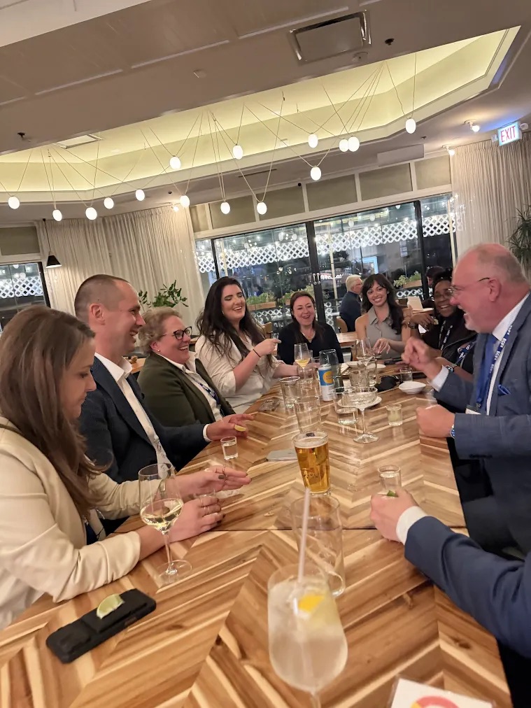 UniCourtInc's tweet photo. A big thank you to everyone who stopped by our Happy Hour with Docketbird last night! It was a great time filled with great conversation, networking, and fun. If you haven't yet, be sure to visit UniCourt at #NDA2026 to learn how you can transform the industry's most comprehensive court dataset into actionable intelligence: https://t.co/aiFkGEDDoa