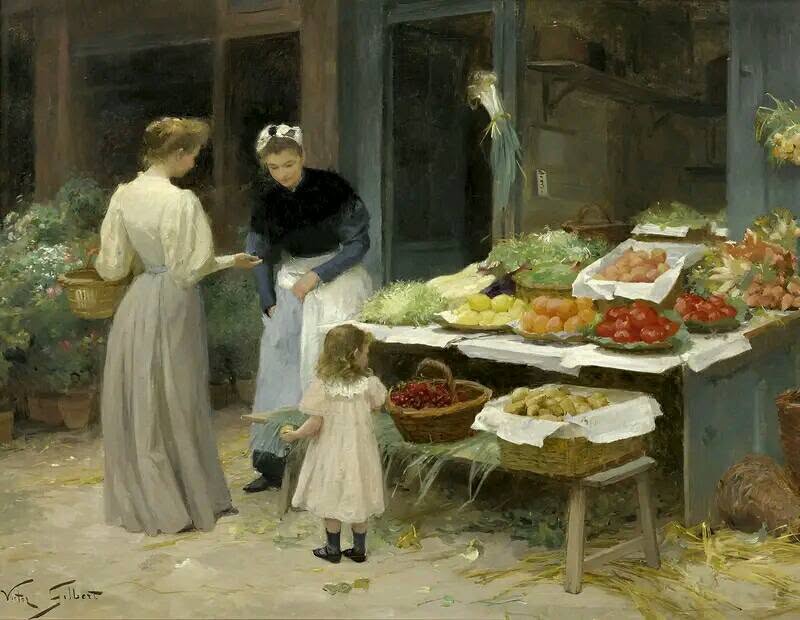 IsabelVasques7's tweet photo. 🎨Victor Gabriel Gilbert (1847-1933)
"Le panier des cerises" https://t.co/XX8rla3Uve