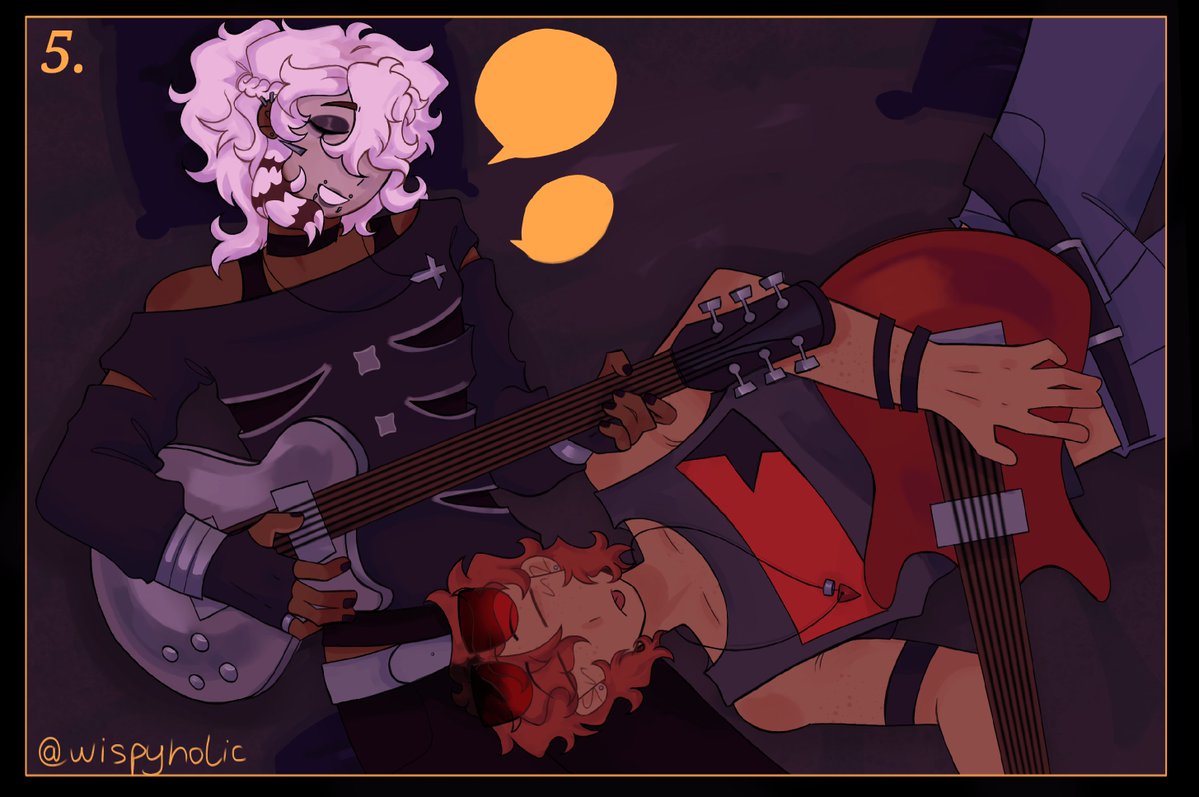 wispyholic's tweet photo. DAY 5 : Rock AU.

#jackpotcrashcourse #jcctober https://t.co/QxHrV4zw9j