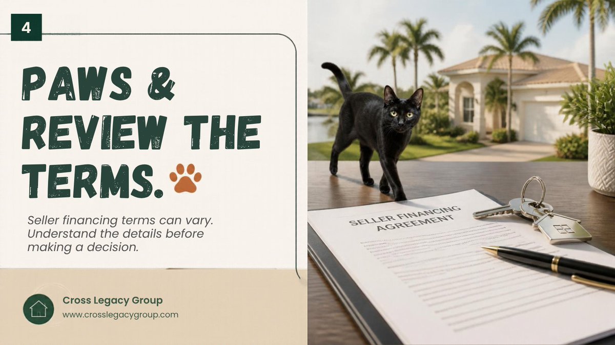 HeidiIbrahimRE's tweet photo. Seller financing may offer a few PAWS-ibilities to consider. 🐾
Potential buyer pool.
Potential payments.
Potentially flexible terms.
PAWS &amp; review the details.
🌐 https://t.co/LqzNGQpuNs

#SellerFinancing #RealEstate https://t.co/jevnsJVZbw