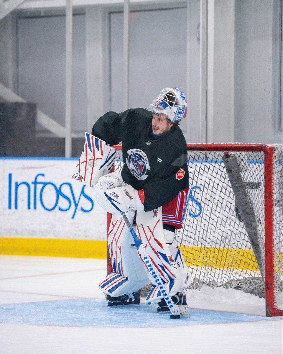 NYRangers's tweet photo. Honing the craft 😮‍💨 https://t.co/UWcIQZU993