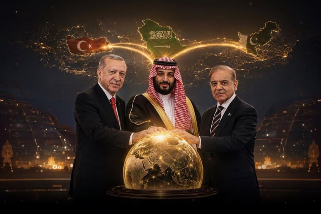 iranupdatesNow's tweet photo. BREAKING: Mecca Alliance goes live, troops heading to Saudi Arabia.

Mecca Defense Alliance (Saudi Arabia, Türkiye, Pakistan) announces immediate activation of its mutual defense commitments, including rapid deployment of military forces and capabilities to Saudi Arabia. https://t.co/M4skxL01k3