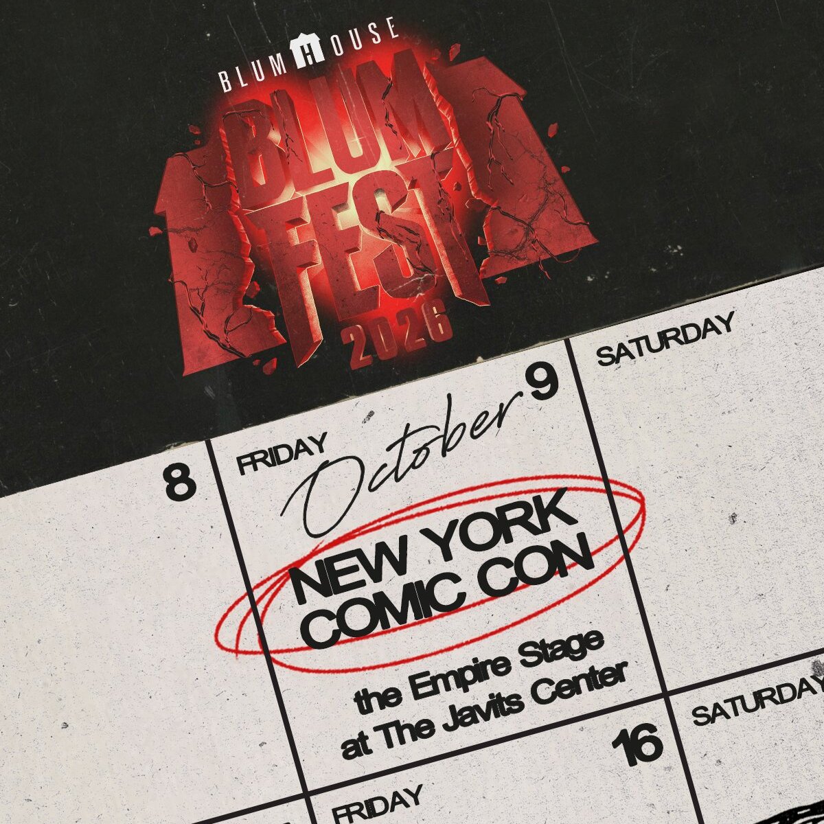 JonnyBlox's tweet photo. Later this week, Blumhouse returns to New York Comic Con to preview its upcoming slate of films, TV shows, and games!

Both ‘FIVE NIGHTS AT FREDDY'S’ films have been featured at the panel historically, so it's possible we can expect news on the upcoming third film, currently being written by Gary Dauberman and officially scheduled to begin filming in 2027 🐻

#fnaf #fivenightsatfreddys