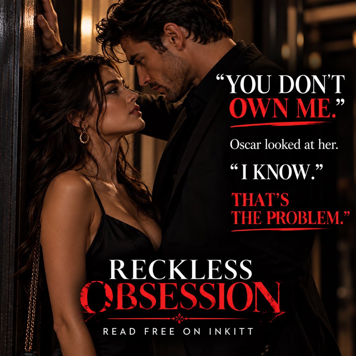 Kladams_author's tweet photo. Jade made one mistake.

She let another man make her laugh.

“Are you jealous?”

“No.”

“Then what?”

Oscar’s eyes found hers.

“I’m deciding how much I dislike him.”

🖤 RECKLESS OBSESSION

Read it here:
https://t.co/Euony2zhvp

#DarkRomance #Bookx https://t.co/w9s08B04wv
