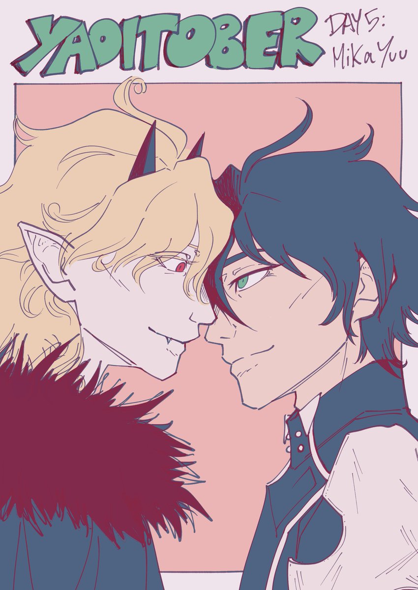 DevilGraves666's tweet photo. day 5 of #yaoitober is #mikayuu from #owarinoseraph ! these two cant be separated ever https://t.co/rxAY2ZwJO4