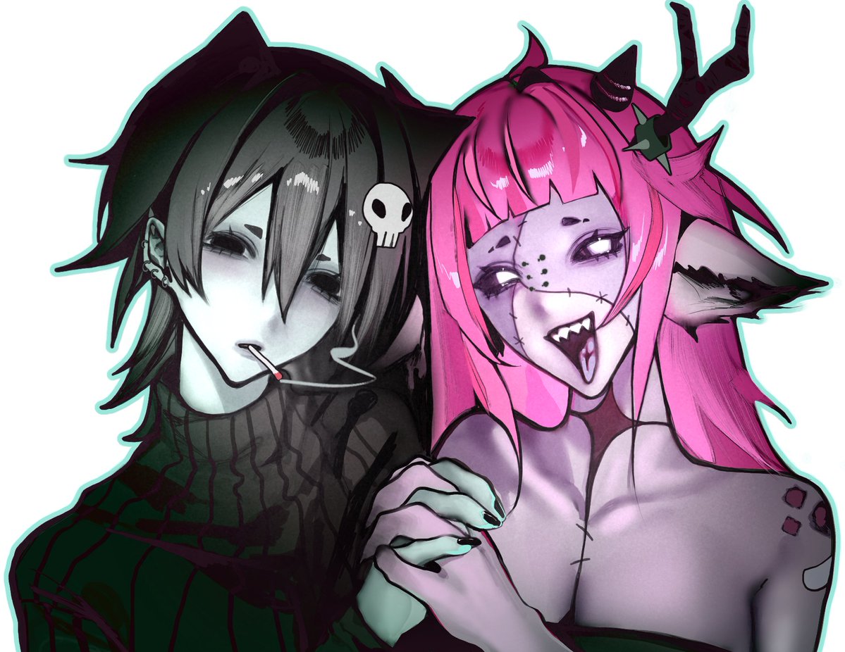 deluluMachine's tweet photo. the horror of their love (♡ˊ͈ ꒳ ˋ͈)

🎨: @/l99ayane https://t.co/GTBMpozM55