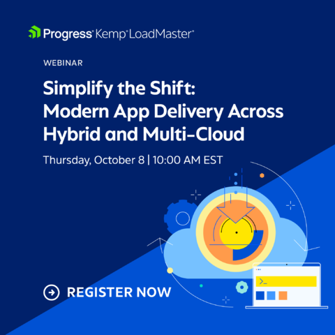 ProgressKempLM's tweet photo. Moving to hybrid or multi-cloud? 

Learn how modern load balancing can improve availability, performance and resiliency across distributed environments in this webinar: https://t.co/wZVi2i4jsR

#ProgressKempLoadMaster #LoadBalancing https://t.co/4ROCnU7mKI