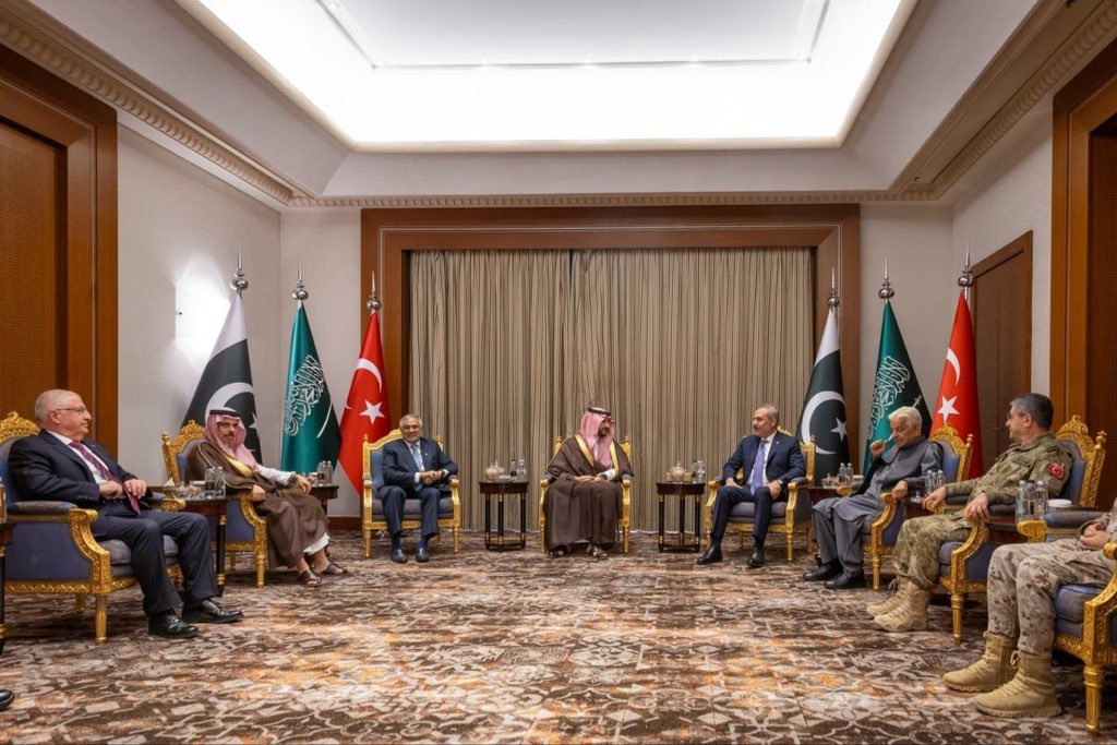 Truthtellerftm's tweet photo. Saudi, Pakistan and turkey have invoked the Mecca pact to attack Yemen, another Muslim country. 

The Mecca Joint Offence Agreement committee has approved the immediate activation of collective defence commitments, including the deployment of agreed military forces and capabilities to Saudi  against Ansar’Allah, according to a joint statement.

Of course none of these countries will touch Israel.