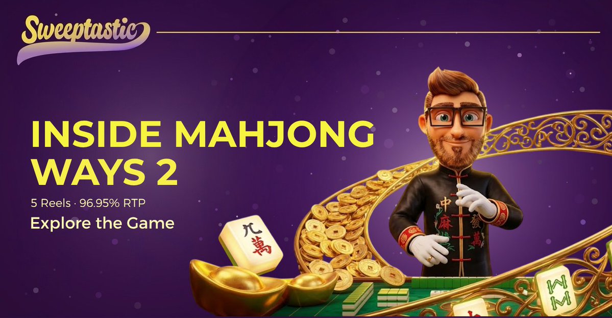 SweeptasticCas's tweet photo. 🀄 INSIDE MAHJONG WAYS 2
🎰 5 reels
📊 96.95% RTP
💥 Up to 2,000 paylines
👉 See how the cascades can change the setup:
https://t.co/5jPrHb0TTz
No purchase necessary · #ad | We may earn a commission · Play responsibly https://t.co/f0pxDf5f5G