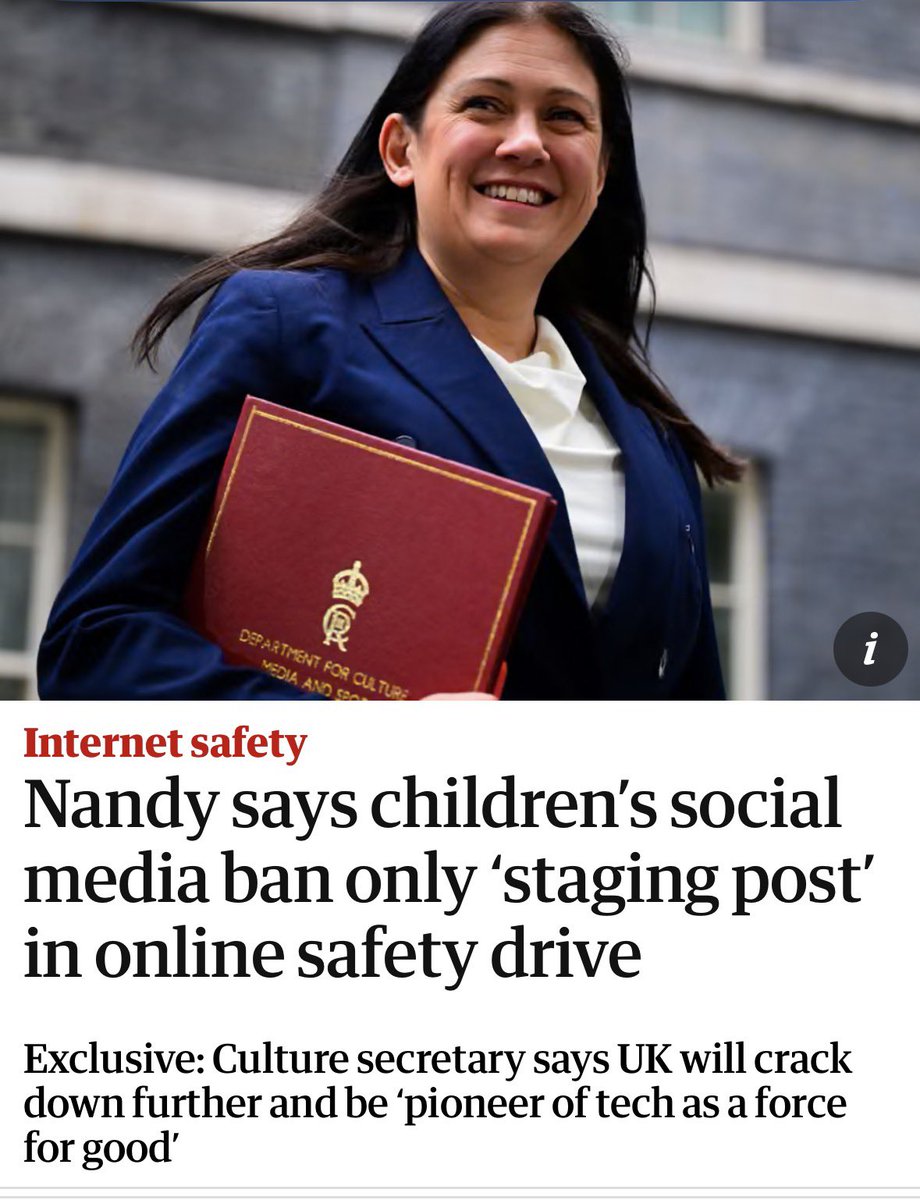 sarahemclaugh's tweet photo. UK officials have now admitted that the under-16 ban will require *adults* to verify their age with a passport. And that the under-16 ban is the beginning, not the end point, of the online safety campaign.

This is why we’ve been warning about the coming risks to online speech. https://t.co/8zVfD6kRWP